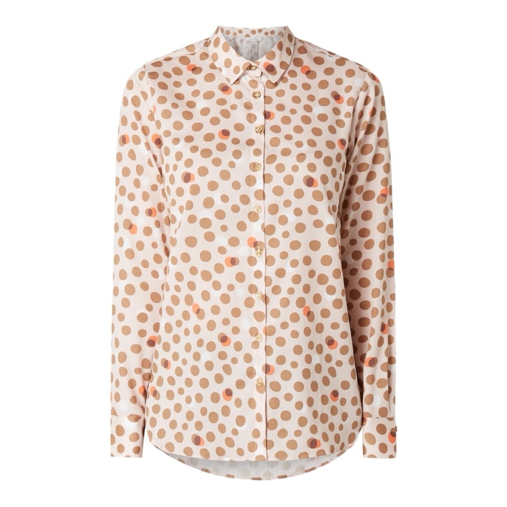 Eterna Polka Dot Cotton Blouse 36